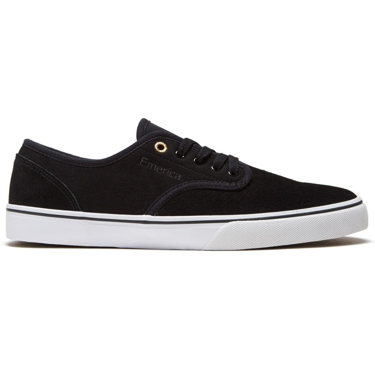Emerica Wino Standard Shoes - Black/White/Gold image 1