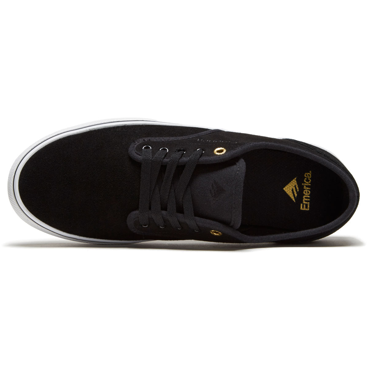 Emerica Wino Standard Shoes - Black/White/Gold image 3