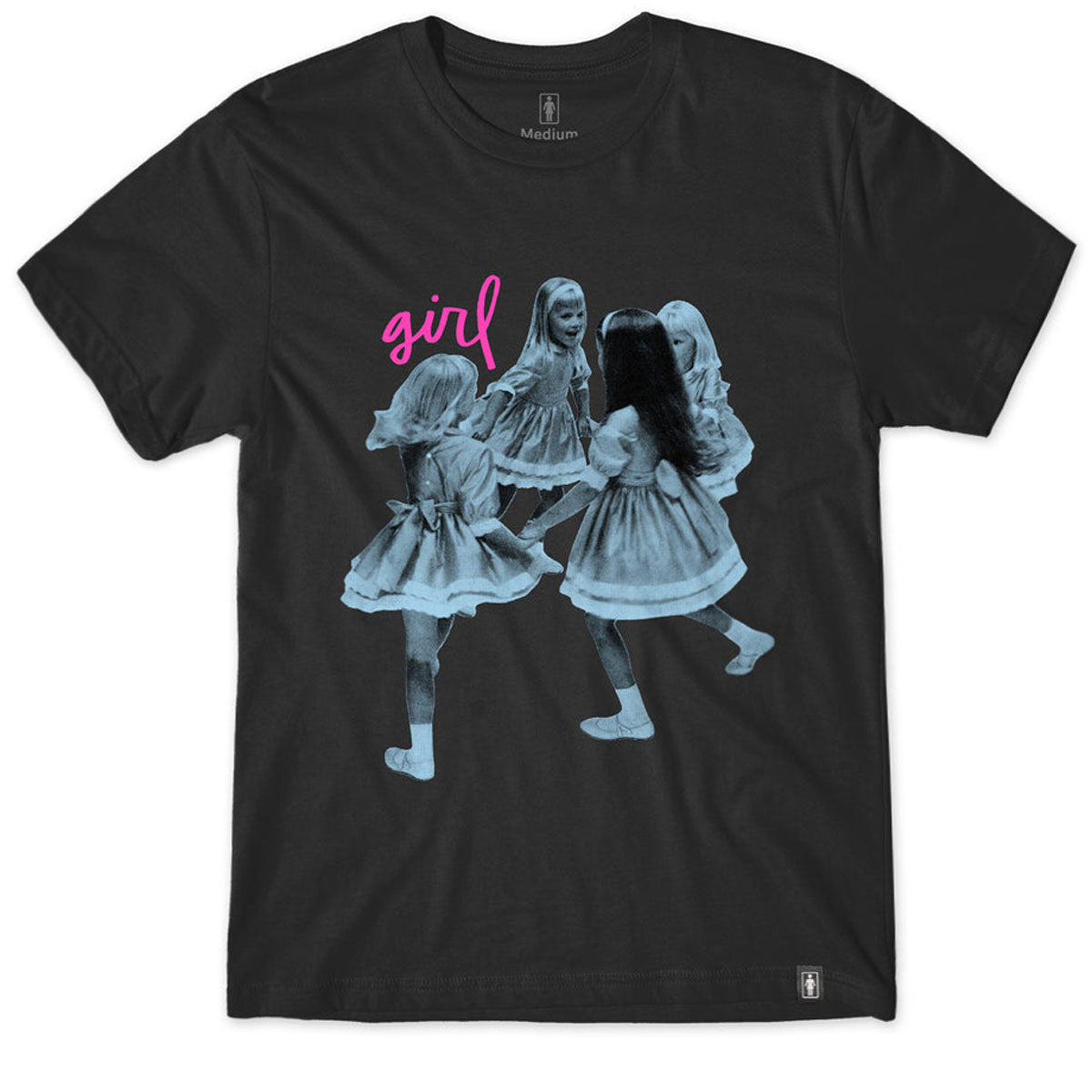 Girl Schoolyard T-Shirt - Black image 1
