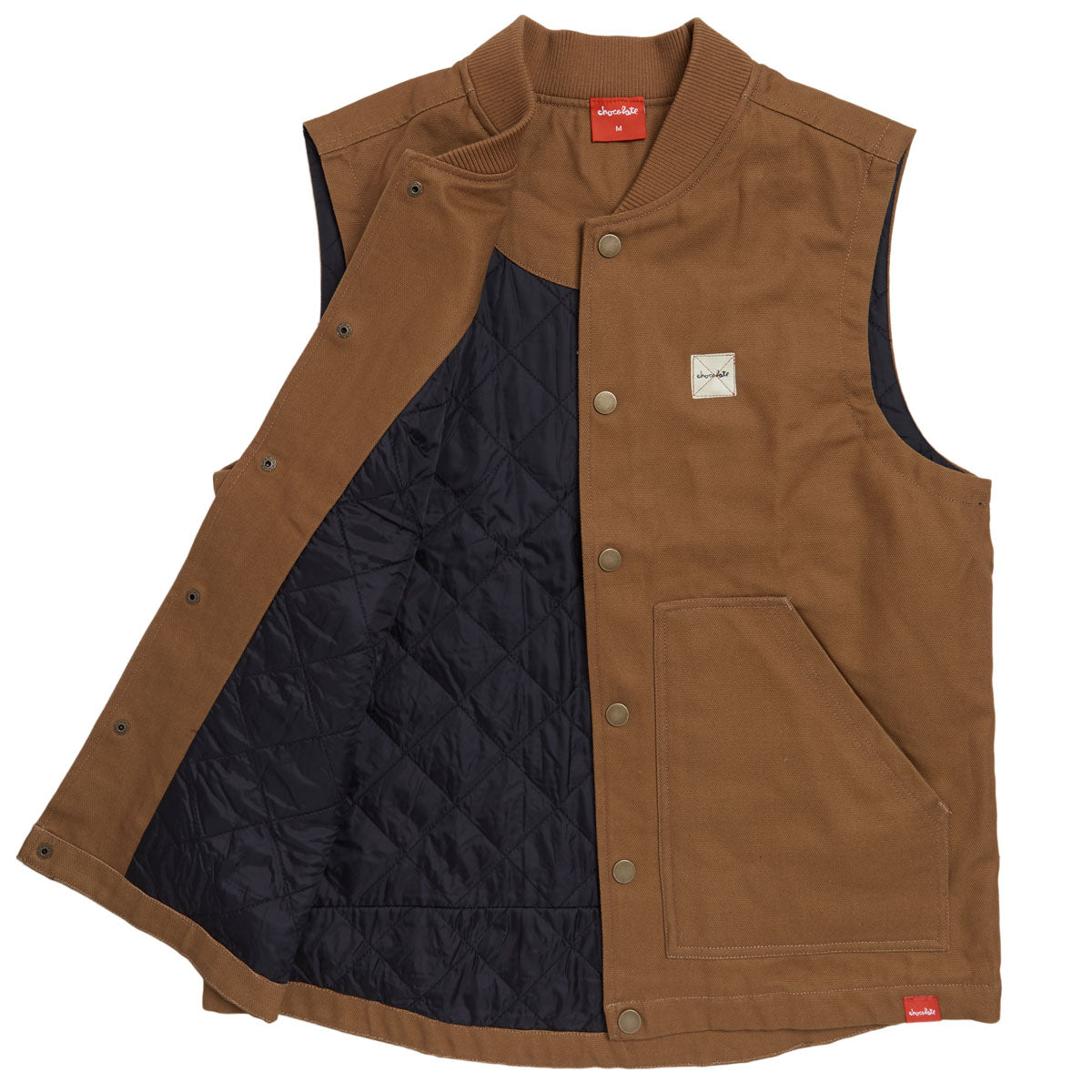 Chocolate Work Vest Jacket - Saddle image 3