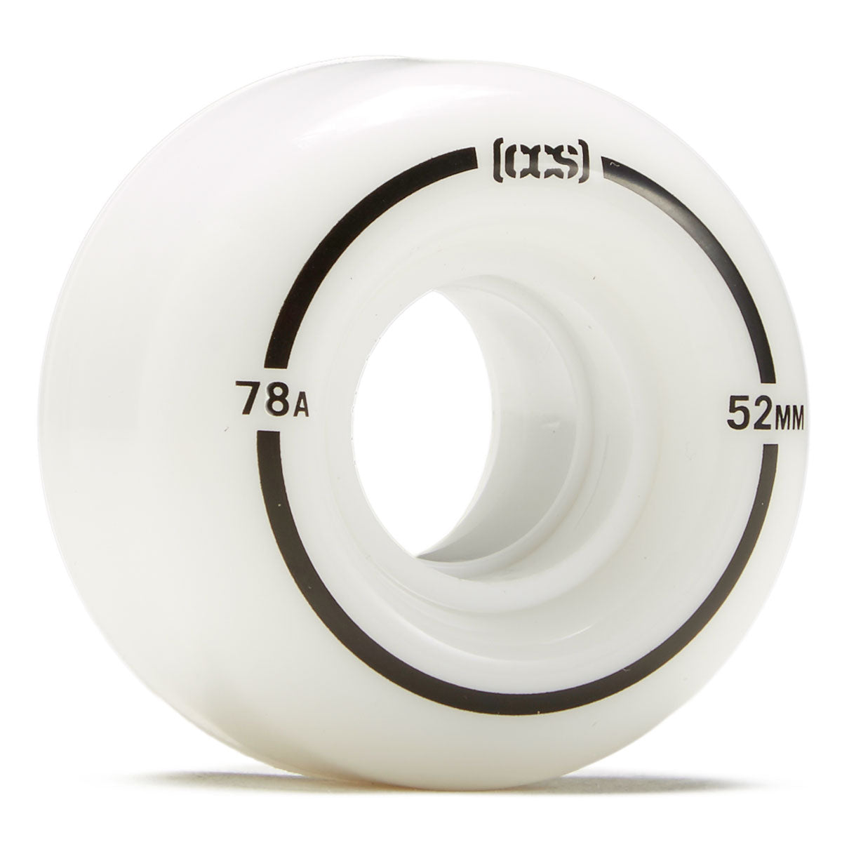 CCS Cruiser Skateboard Wheels - 52mm 78a - White image 1