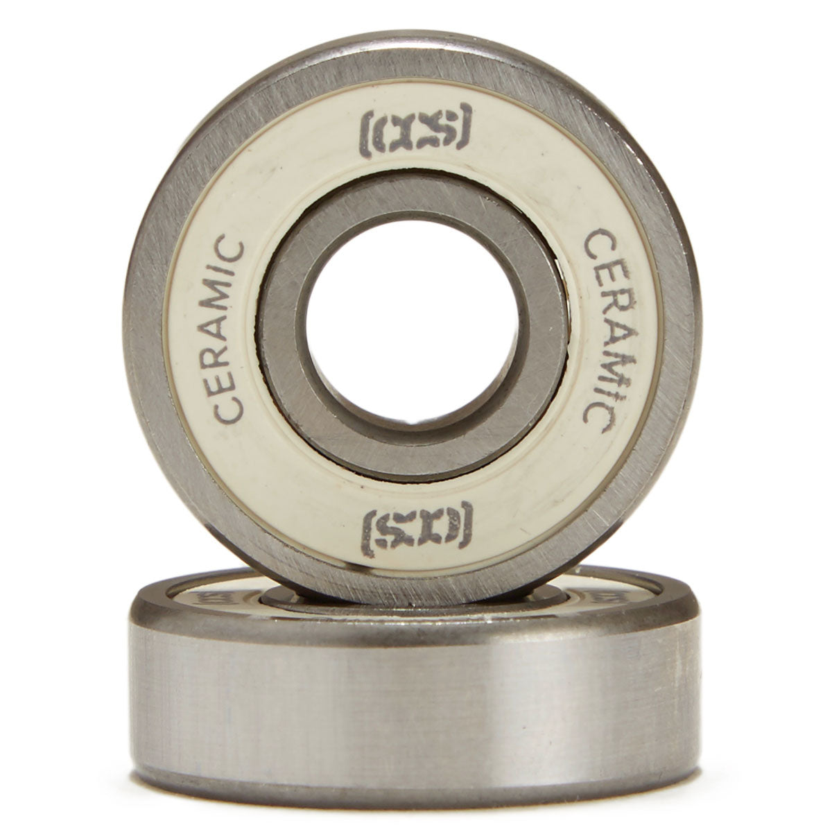 CCS Ceramic Skateboard Bearings - White image 1