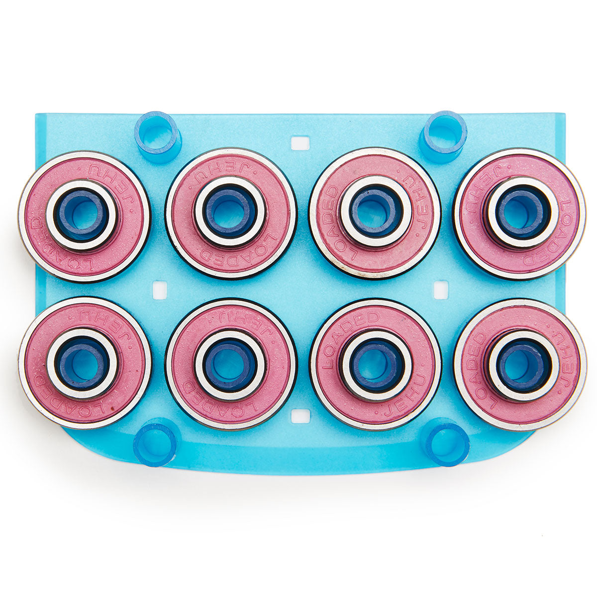 Loaded Jehu V2 Precision Skateboard Bearings Red CCS