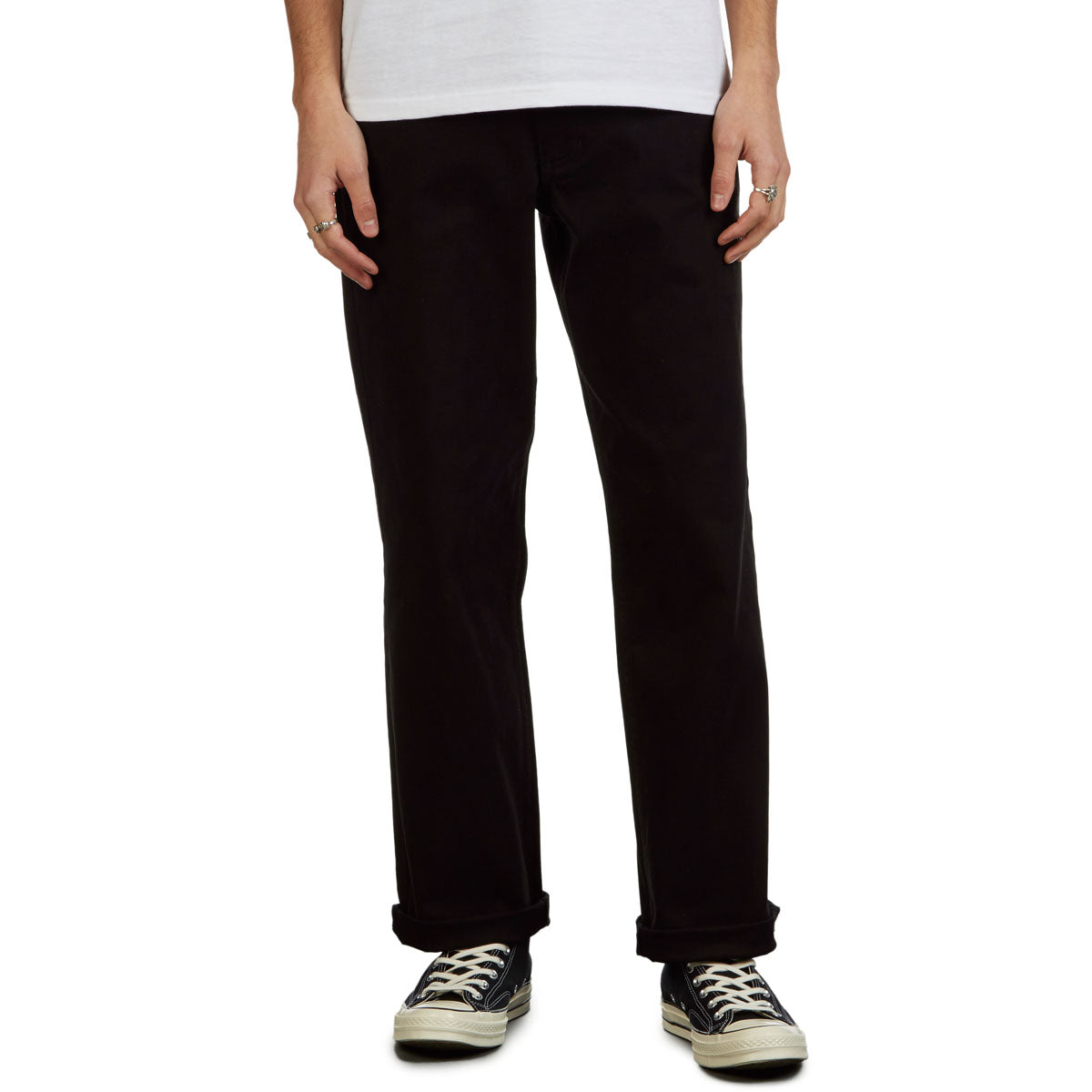 CCS Relaxed Stretch Chino Pants - Black image 6