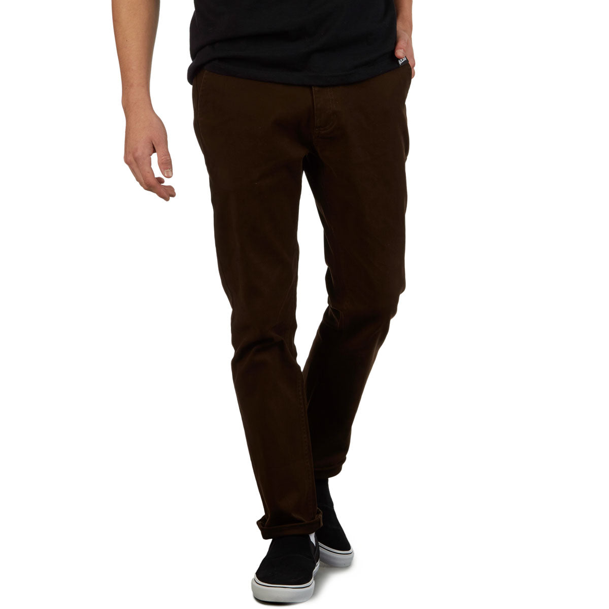 CCS Straight Stretch Chino Pants - Brown image 6