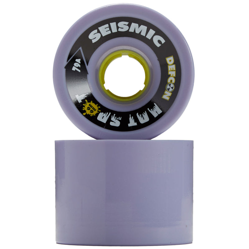 Seismic Hot Spot 79a Longboard Wheels - Plum - 66mm