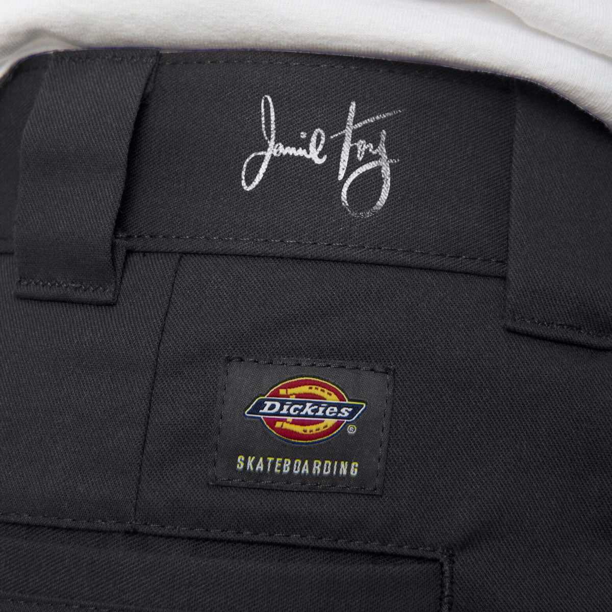 Dickies Jamie Foy Loose Straight Twill Pants - Black image 3