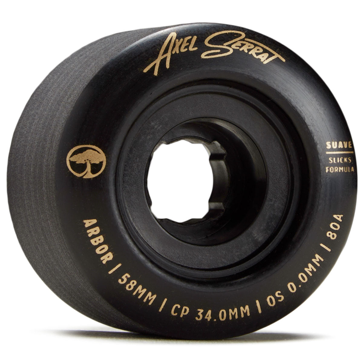 Arbor Suave Axel Serrat 80a Longboard Wheels - Black - 58mm image 1