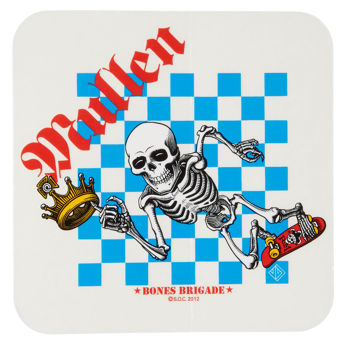 Bones Brigade Rodney Mullen Sticker - 4.375