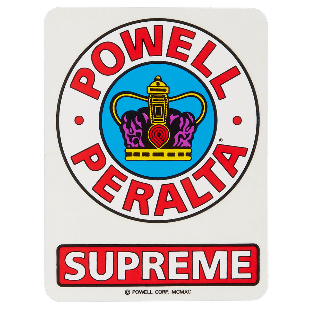 Powell Peralta Supreme OG Stickers - 6