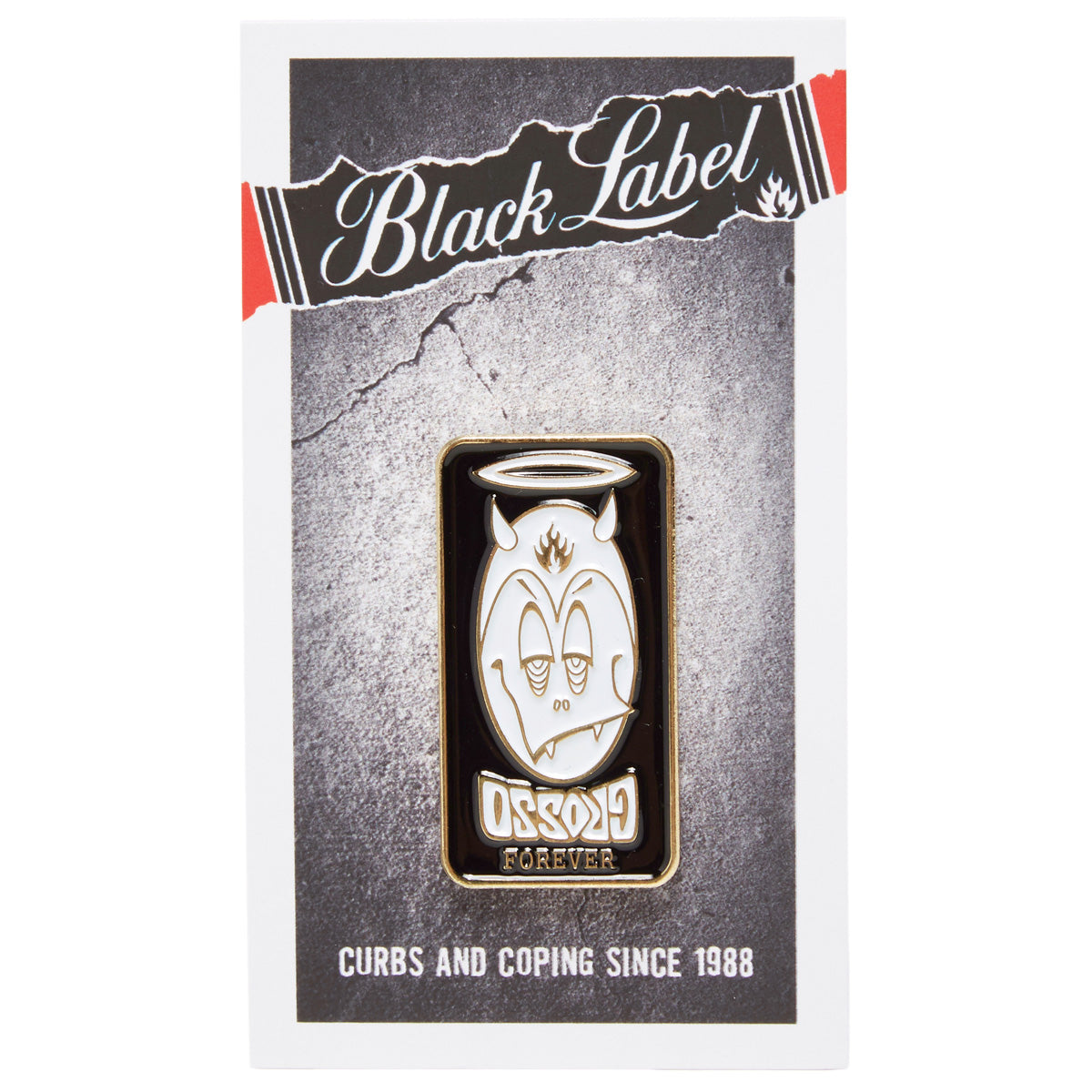 Black Label Grosso Forever Lapel Pin image 1