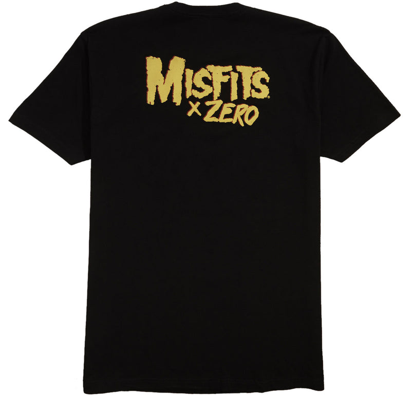 Zero x Misfits Fiend Skull T-Shirt - Black