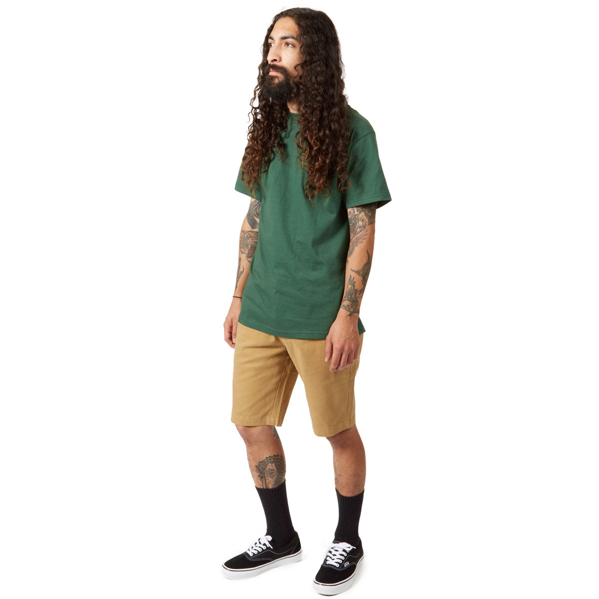 CCS Stretch Chino Shorts - Khaki image 3