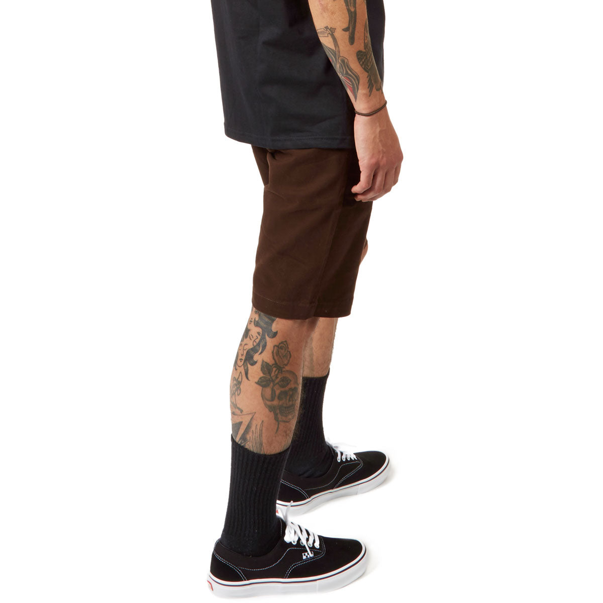 CCS Stretch Chino Shorts - Chocolate image 4