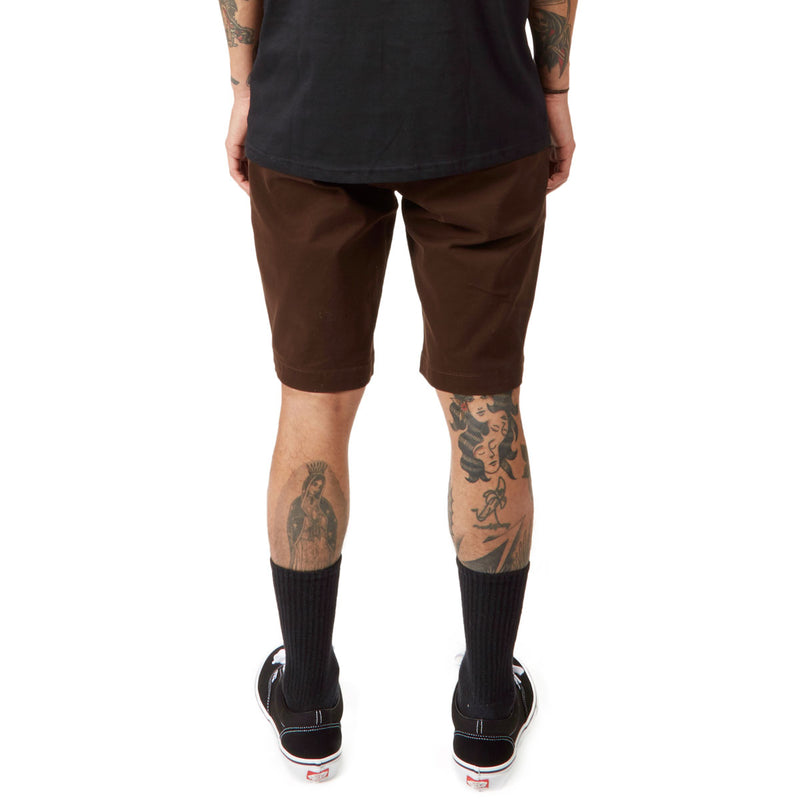 CCS Stretch Chino Shorts - Chocolate