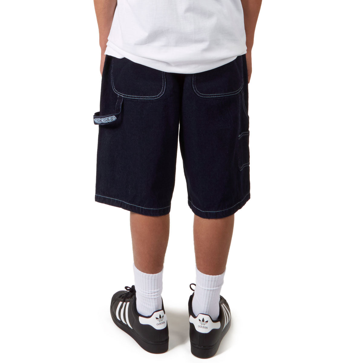 CCS Hammer Loop Jean Shorts - Overdyed Navy image 5