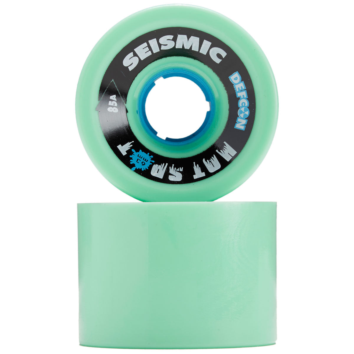 Seismic Hot Spot 85a Longboard Wheels - Mint - 63mm image 2