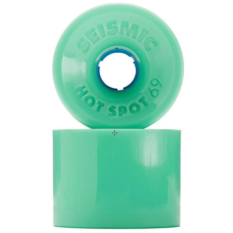 Seismic Hot Spot 80a Longboard Wheels - Mint - 69mm