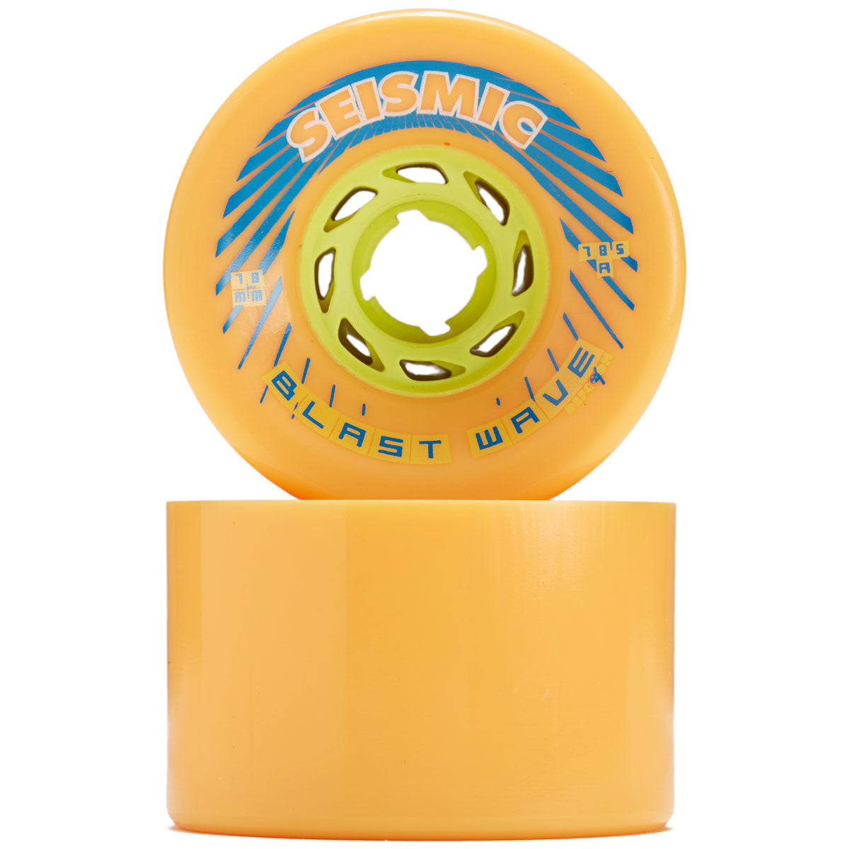 Seismic Blast Wave 78.5a Longboard Wheels - Mango - 78mm image 2