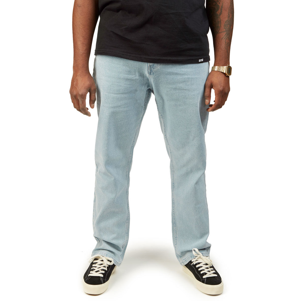 CCS Relaxed Stretch Denim Jeans - 12oz Bleach Wash image 1