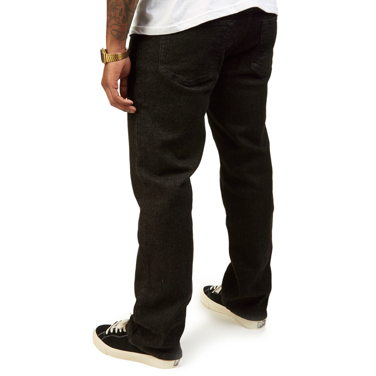 CCS Straight Stretch Denim Jeans - 12oz Black image 4