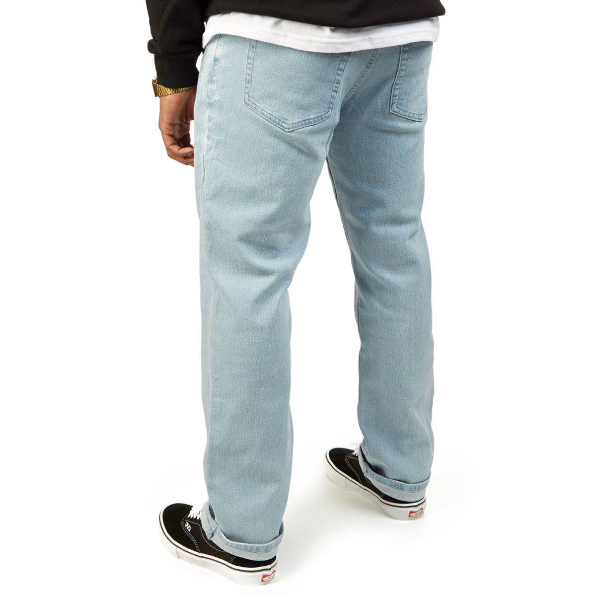 CCS Straight Stretch Denim Jeans - 12oz Bleach Wash image 4