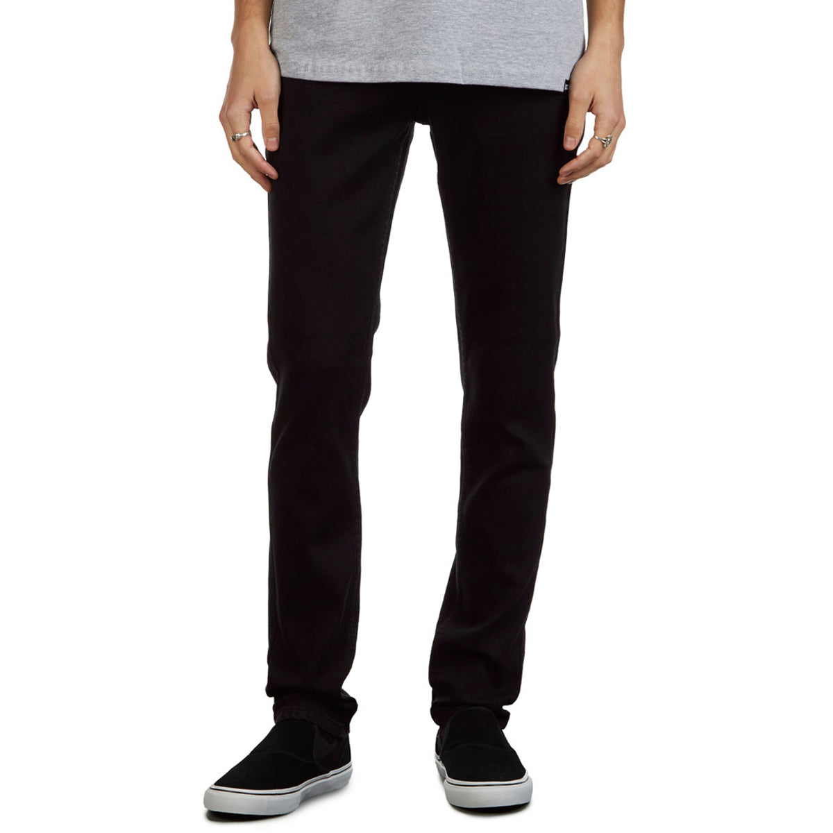 CCS Skinny Stretch Denim Jeans - 12oz Black image 1