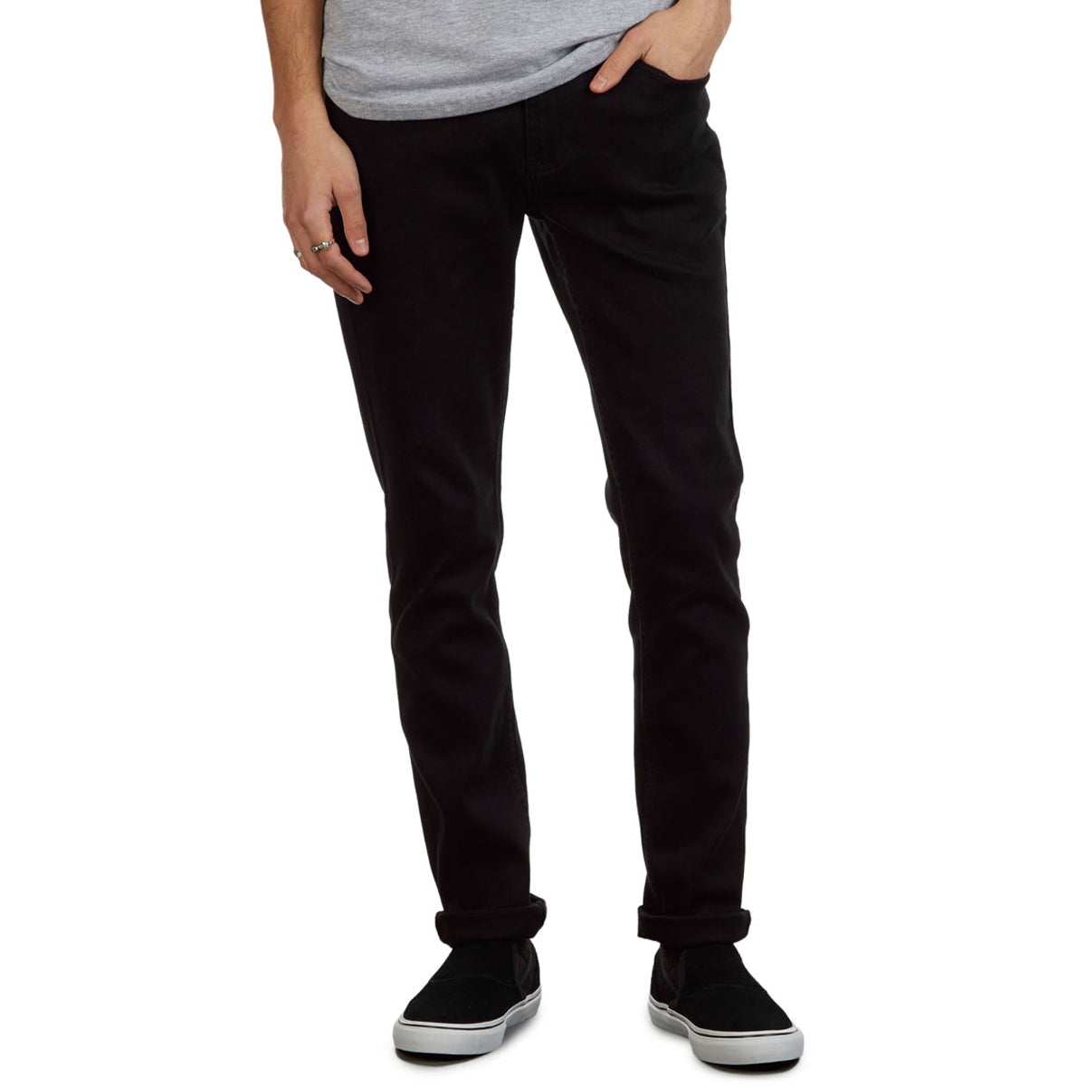 CCS Skinny Stretch Denim Jeans - 12oz Black image 5