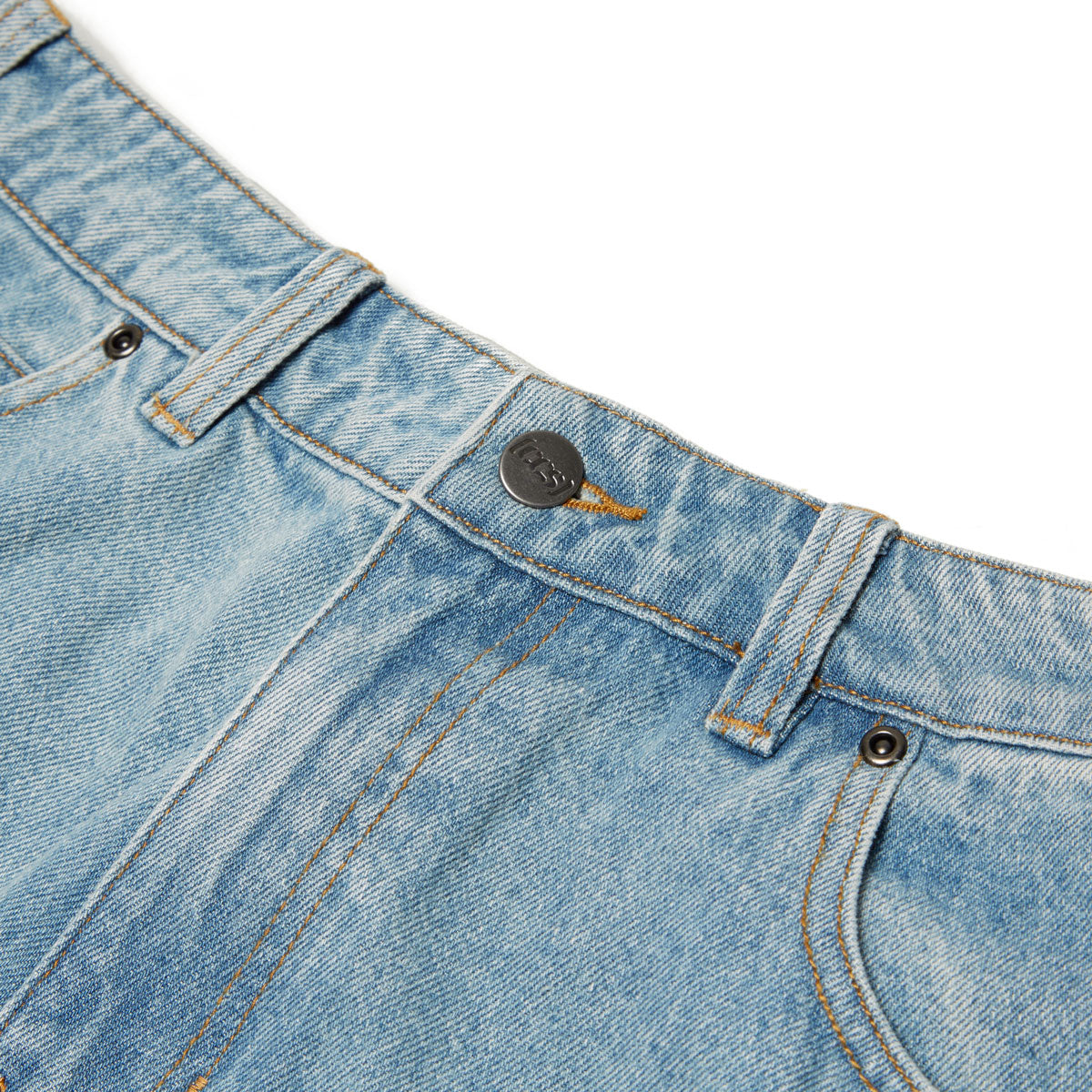 CCS Baggy Taper Denim Jeans - Light Wash image 8