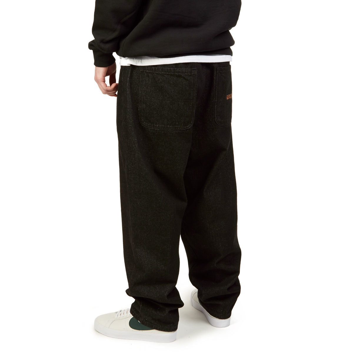 CCS Baggy Taper Denim Jeans - Black image 4