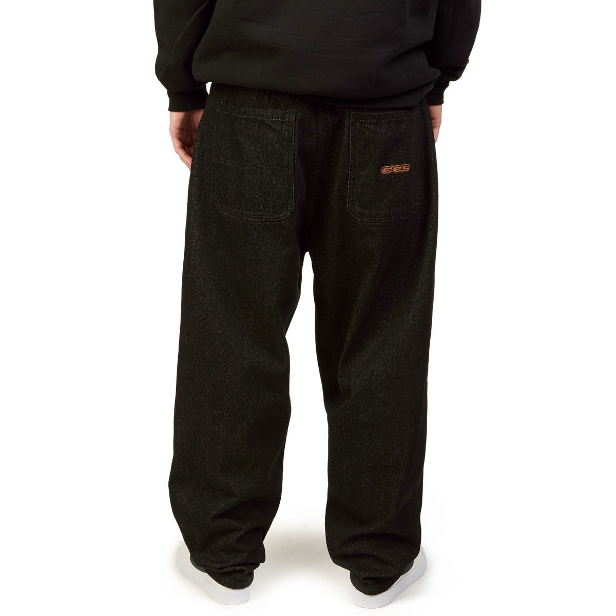 CCS Baggy Taper Denim Jeans - Black image 5