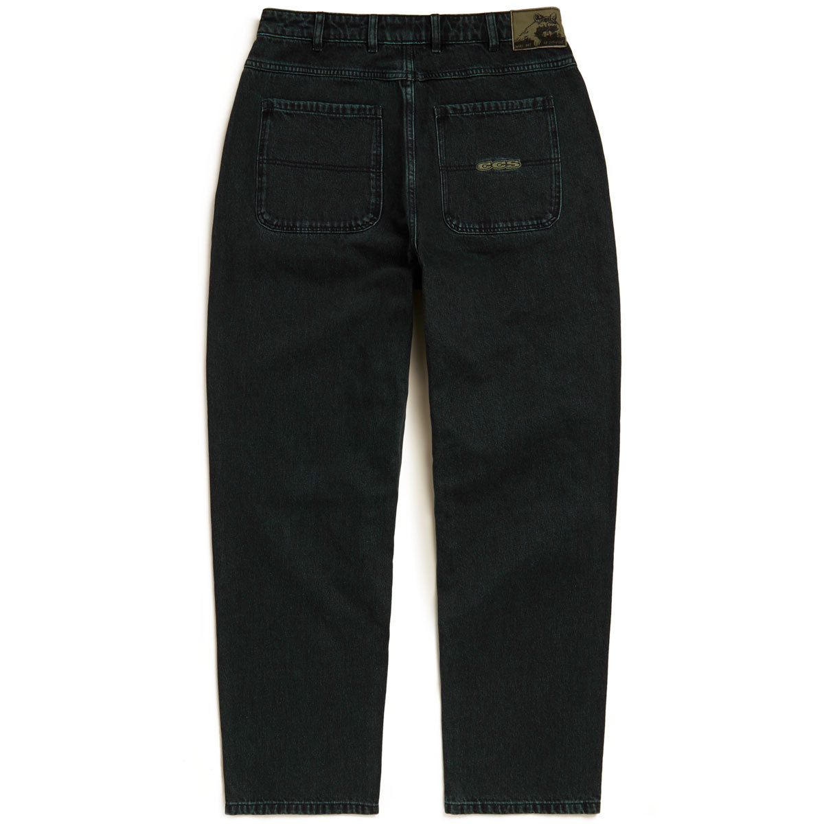 CCS Baggy Taper Denim Jeans - RL Acid Green image 6