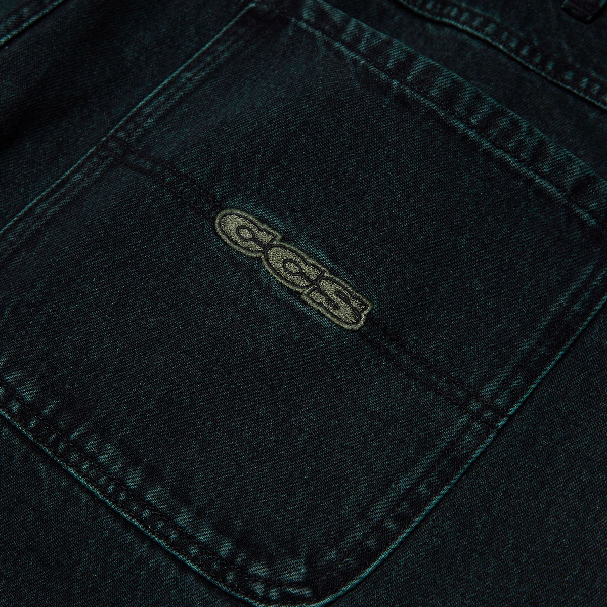 CCS Baggy Taper Denim Jeans - RL Acid Green image 9
