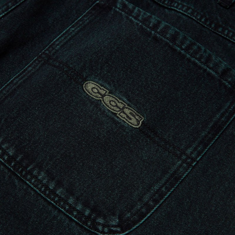 CCS Baggy Taper Denim Jeans - RL Acid Green