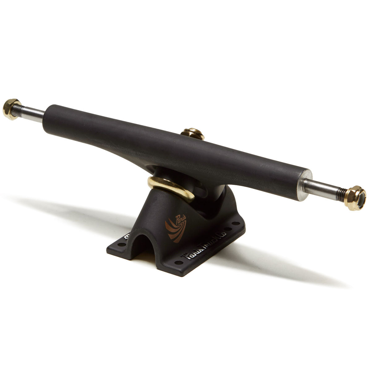 Paris V3 180mm 43 Degree Longboard Trucks - Matte Black image 1