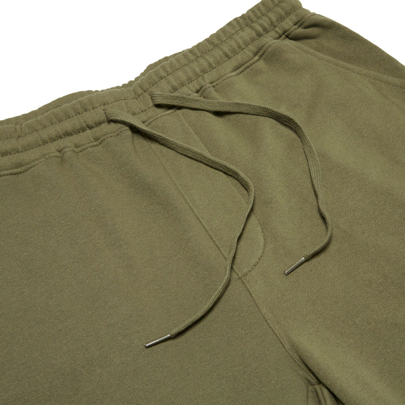CCS Logo Rubber Patch Sweat Shorts - Army Green