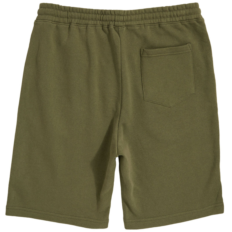 CCS Logo Rubber Patch Sweat Shorts - Army Green