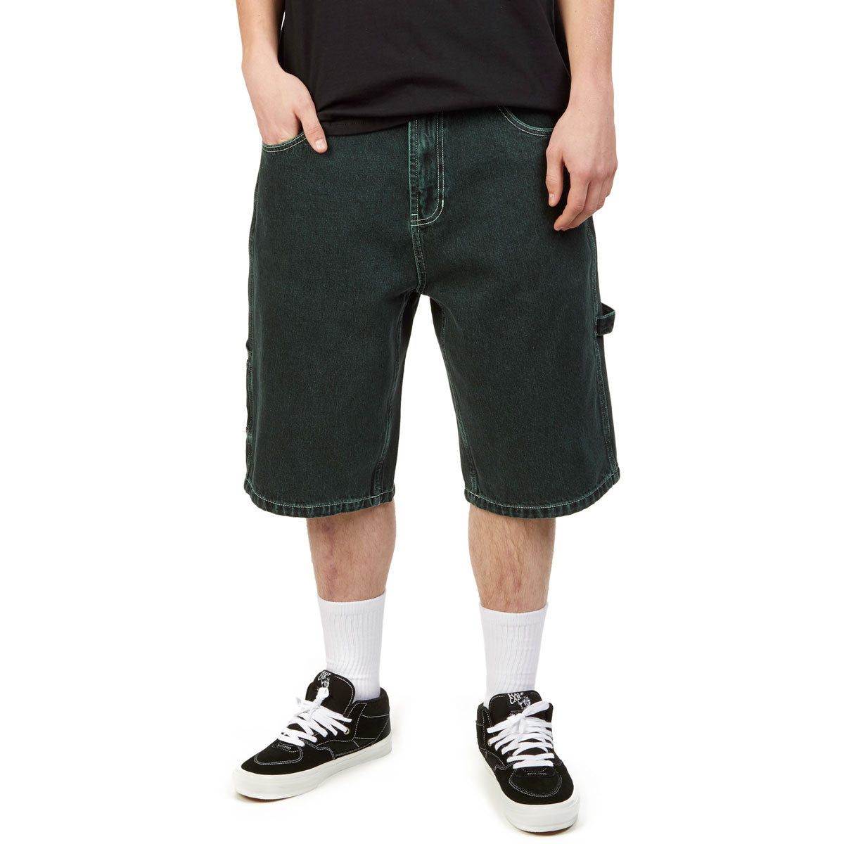 CCS Hammer Loop Jean Shorts - Acid Green image 1