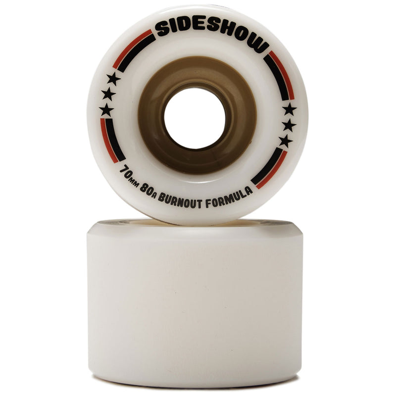Venom Sideshow 80a Longboard Wheels - White - 70mm