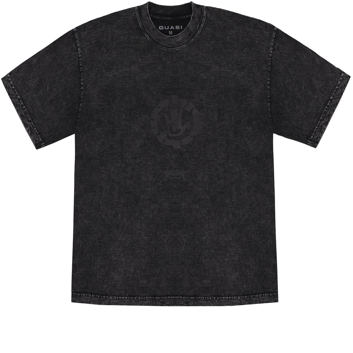 Quasi Artifact T-Shirt - Acid Black image 1