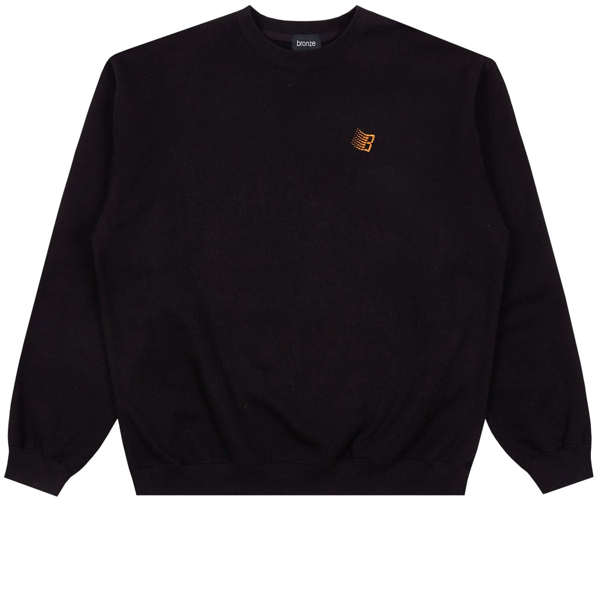 Bronze 56k Logo Crewneck Sweatshirt - Black image 1