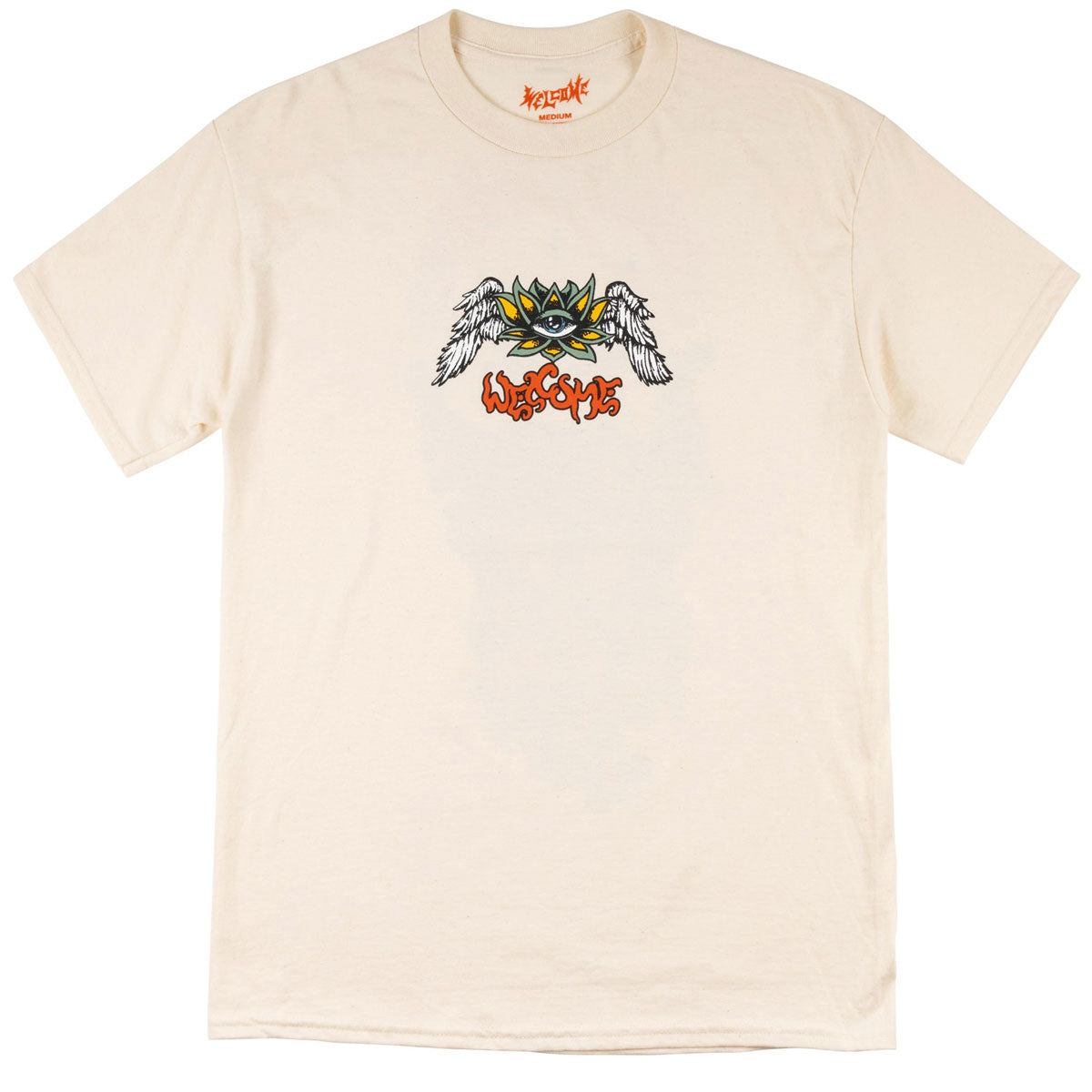 Welcome Lotus T-Shirt - Bone image 1
