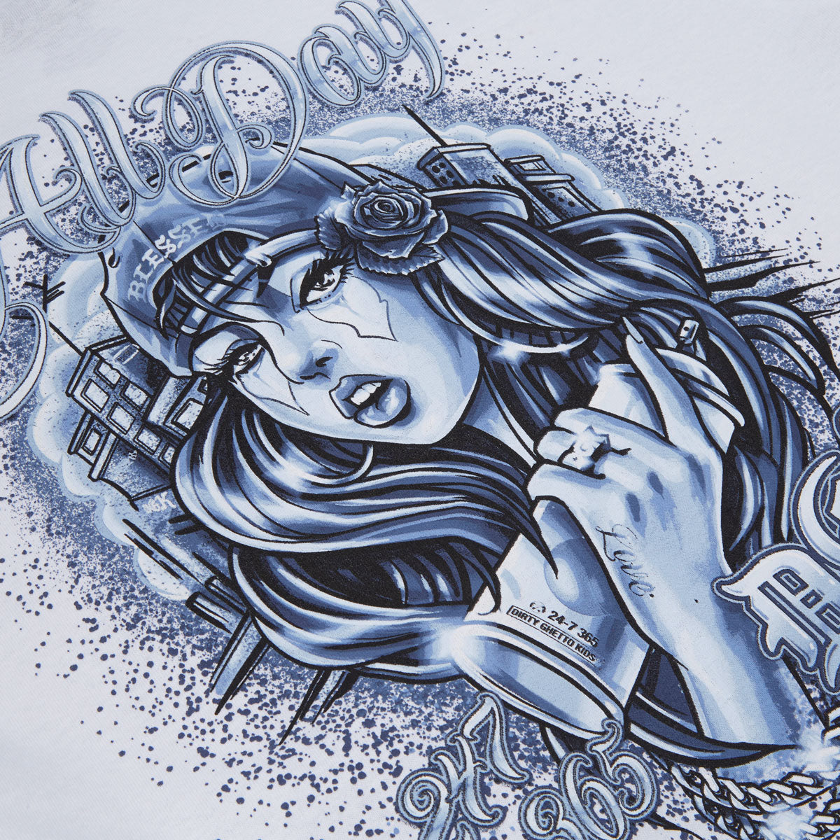 DGK Hyna T-Shirt - White image 3