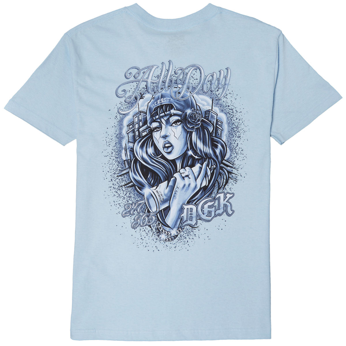 DGK Hyna T-Shirt - Powder Blue image 1