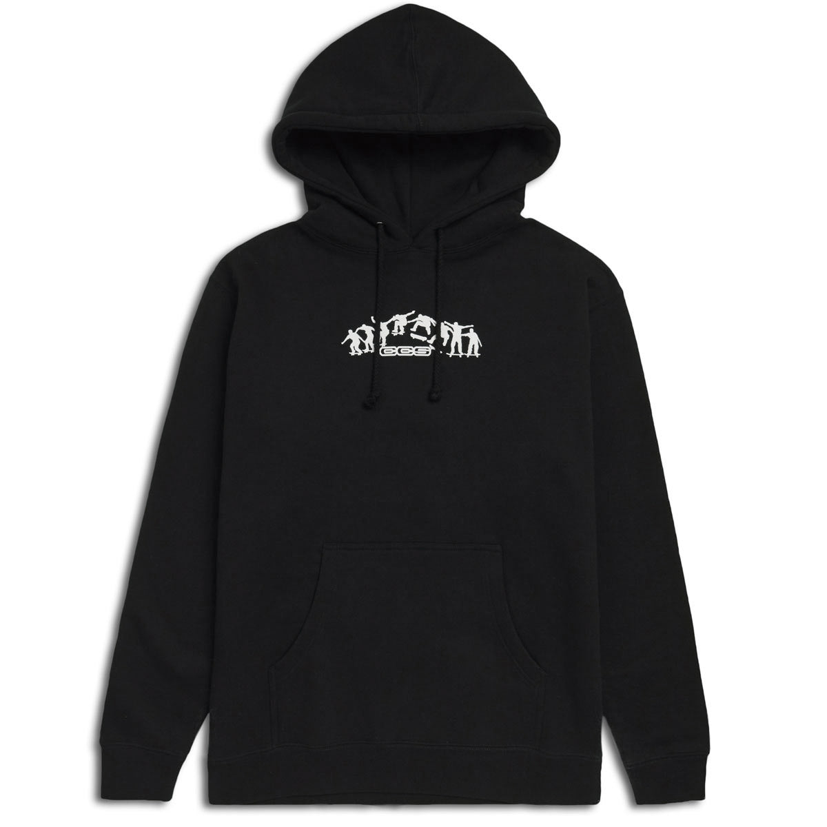 CCS Kickflip Logo Pullover Hoodie - Black/White image 1