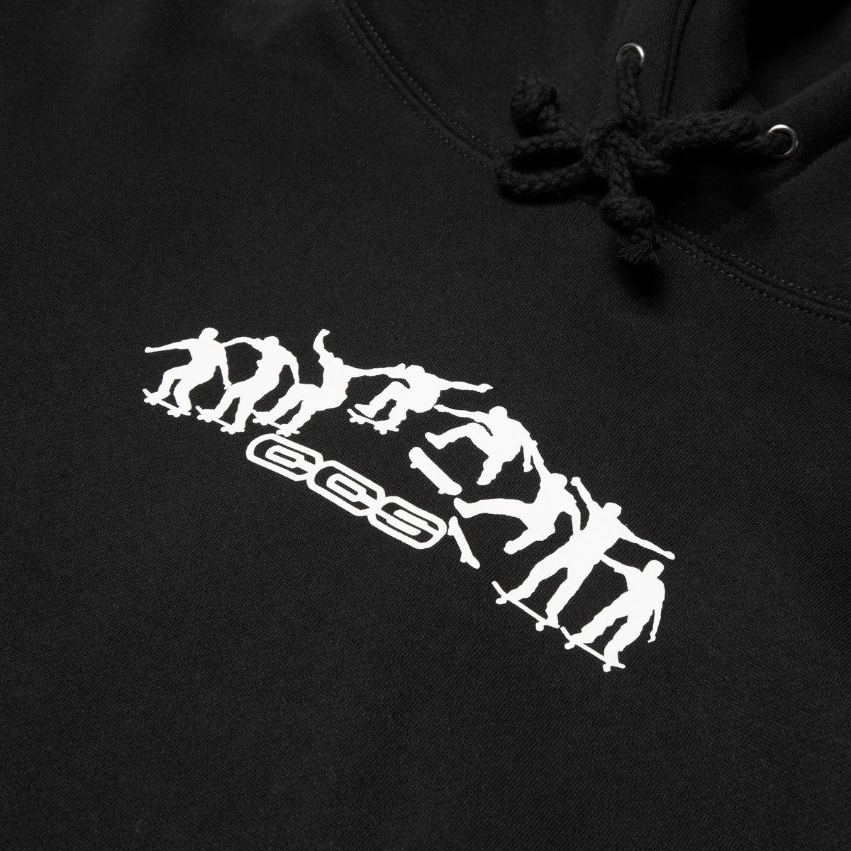 CCS Kickflip Logo Pullover Hoodie - Black/White image 2