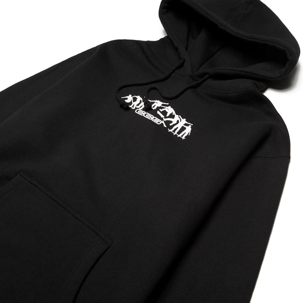 CCS Kickflip Logo Pullover Hoodie - Black/White image 3