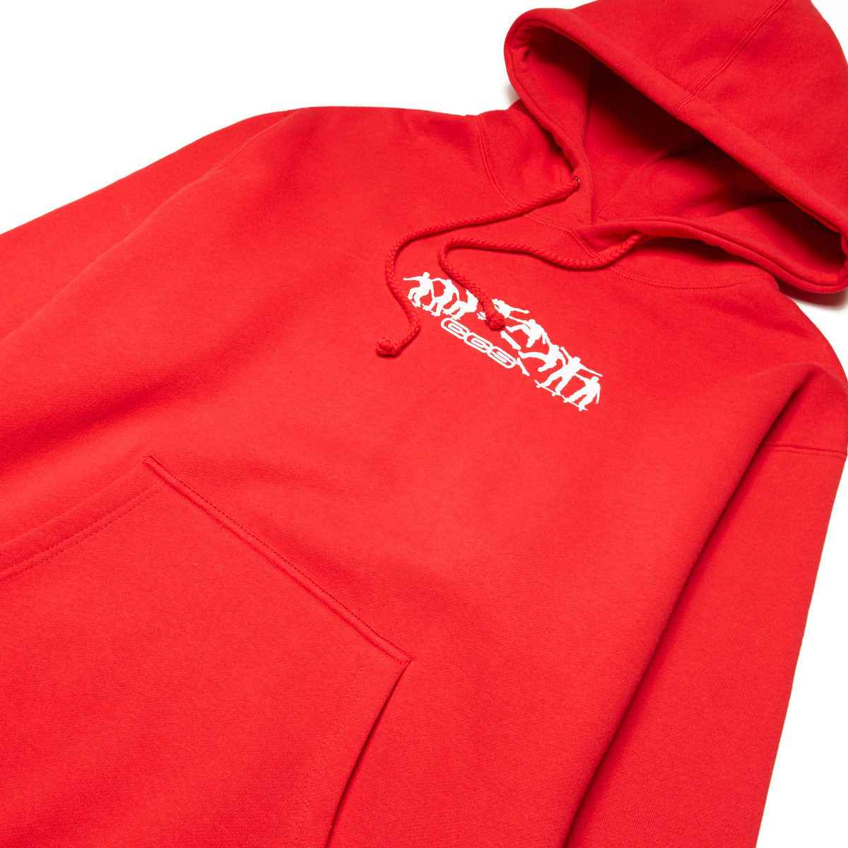 CCS Kickflip Logo Pullover Hoodie - Red/White image 3