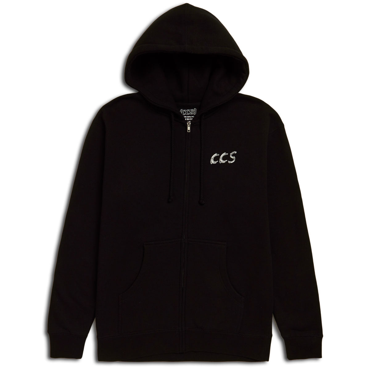CCS Smile on the Surface Zip Hoodie - Black/White image 2