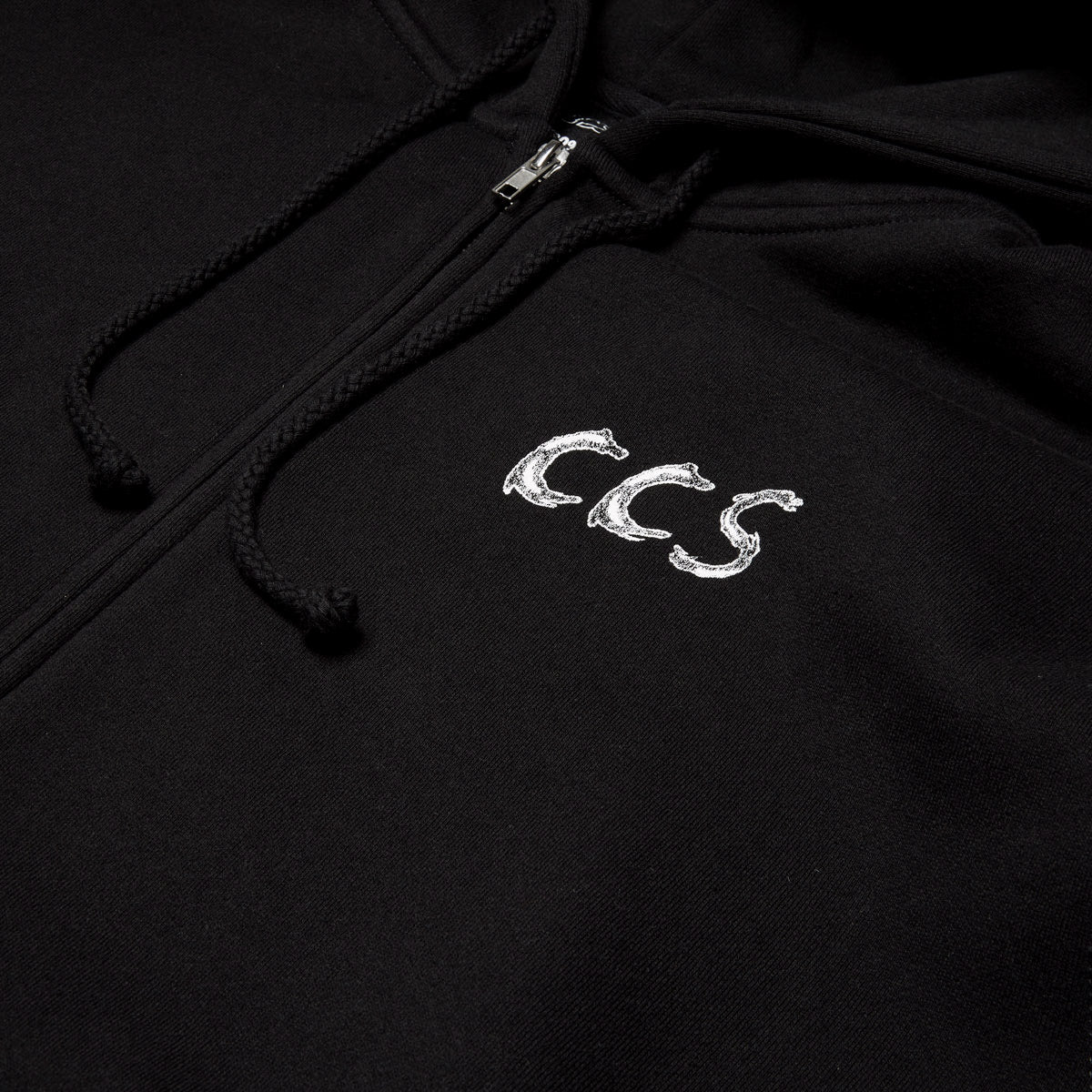 CCS Smile on the Surface Zip Hoodie - Black/White image 4